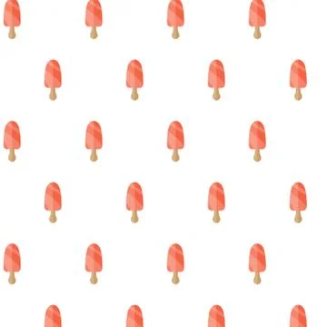 Ice cream pattern Stock Illustration