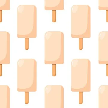 Ice cream pattern Stock Illustration