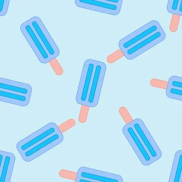 Ice cream pattern Illustrazione stock