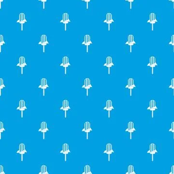 Ice Cream pattern seamless blue 스톡 일러스트