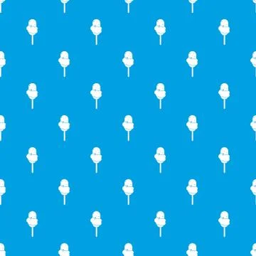 Ice Cream pattern seamless blue 스톡 일러스트