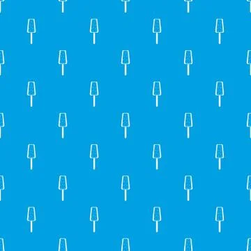 Ice Cream pattern seamless blue Stock Illustration