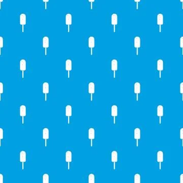 Ice Cream pattern seamless blue 스톡 일러스트