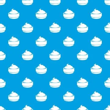 Ice cream pattern seamless blue Illustrazione stock