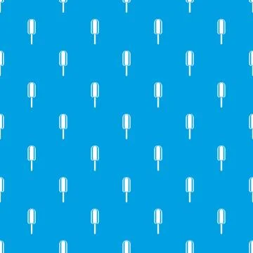 Ice Cream pattern seamless blue Stock Illustration