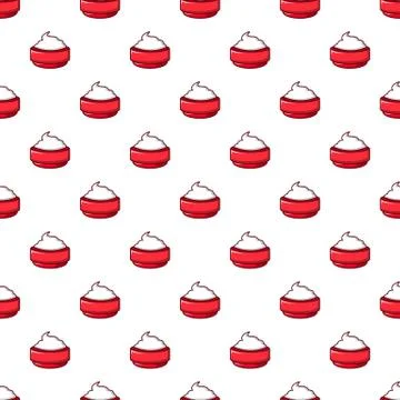 Ice cream pattern seamless Stock Illustration