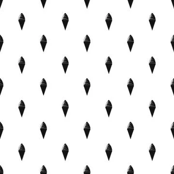 Ice cream pattern seamless vector 库存插图