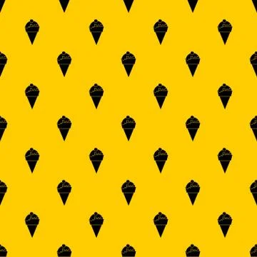 Ice Cream pattern vector Stock Illustration