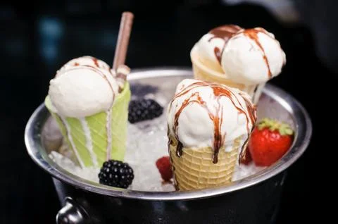 Ice cream Stock Photos