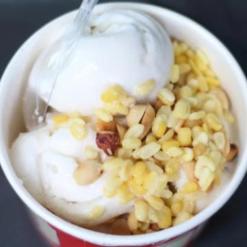 Ice cream. Foto stock
