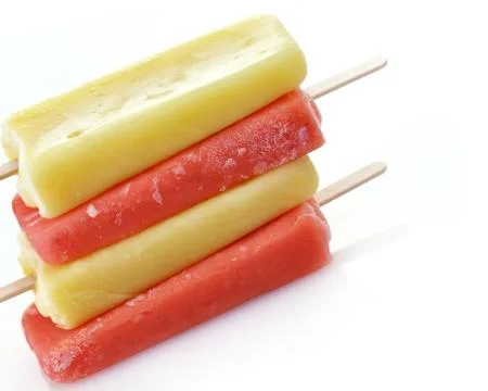 Ice cream pops Stock Photos