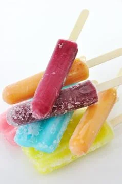 Ice cream pops Stock-Fotos