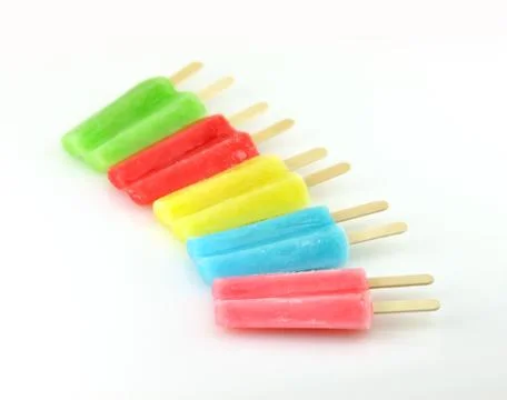 Ice cream pops Stock Photos