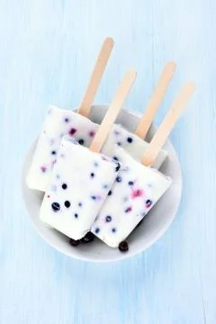 Ice cream, popsicles Foto stock