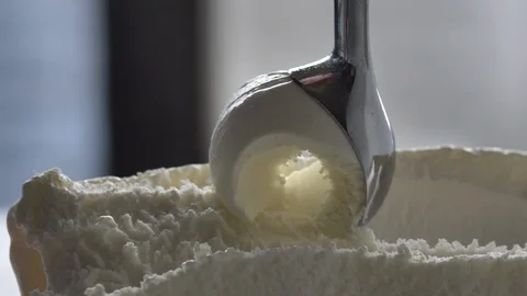 Ice Cream Scooping Video stock 124285729
