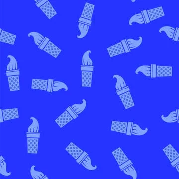 Ice Cream Seamless Pattern 스톡 일러스트