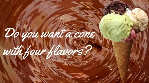 Ice Cream Shop's Invitation Stock Footage 133124035