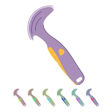 Ice cream spoon creating perfect scoops summer dessert graphic Ilustración de archivo