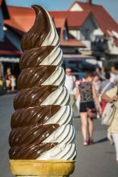 Ice cream stand Stock Photos