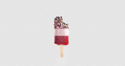 Ice cream on a stick Stock Footage 221234973