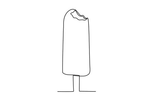 Ice cream is suitable for summer Stock Illustration