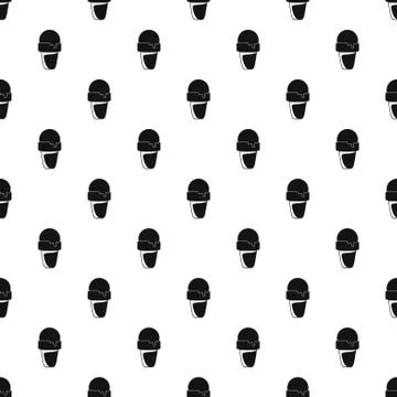 Ice cream summer pattern seamless Stock Illustration