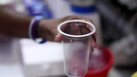 Ice Cream Sundae Shake Stock Footage 133102901