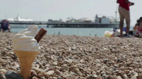 Ice Cream timelapse Stock Footage 32253628