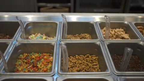 Ice Cream Toppings 스톡 동영상 105245281
