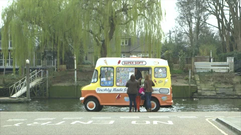 ICE CREAM VAN Stock Footage 140819883