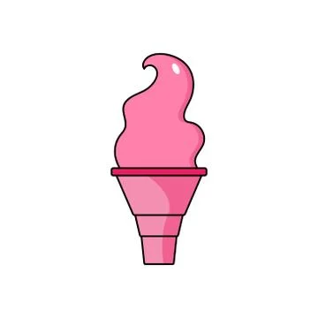 Ice cream vector design template illustration Stock Illustration