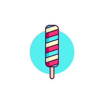 Ice Cream Vector icon design illustration Stock Illustration