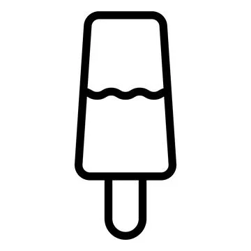 Ice cream Vector Icon Design Illustration Stock Illustration