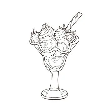 Ice cream vector Stock Illustration