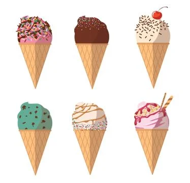 Ice cream vector Stock Illustration