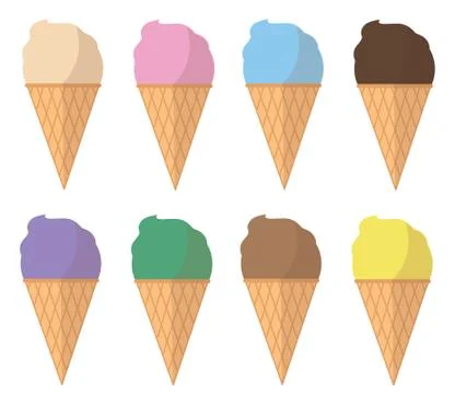 Ice cream vector Stock Illustration