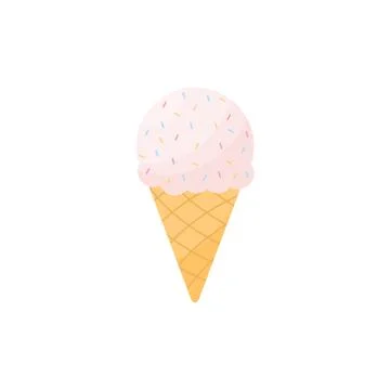 Ice cream vector isolated Stock Illustration