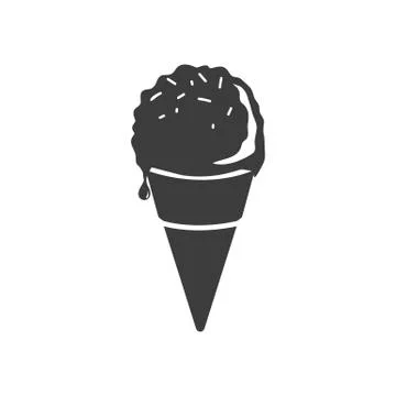 Ice cream Vector isolated on white background. Stock Illustration