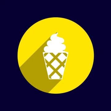 Ice cream vector logo icon frozen, food Stock Illustration