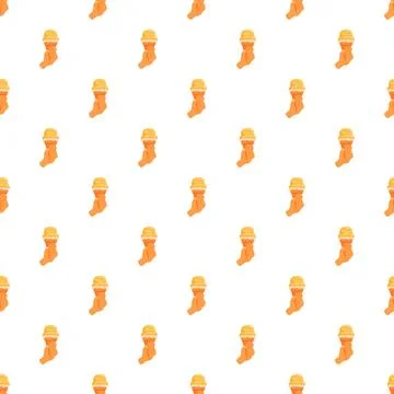 Ice cream waffle cones pattern background Stock Illustration