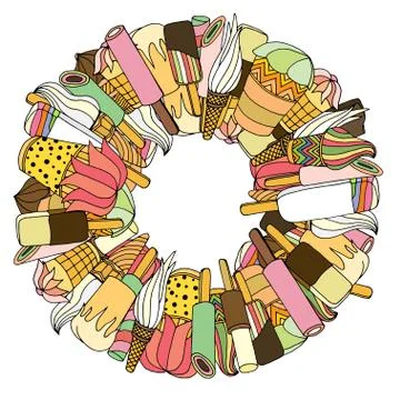 Ice creame Illustrazione stock