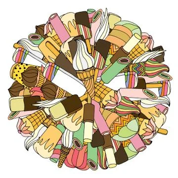 Ice creame Illustrazione stock