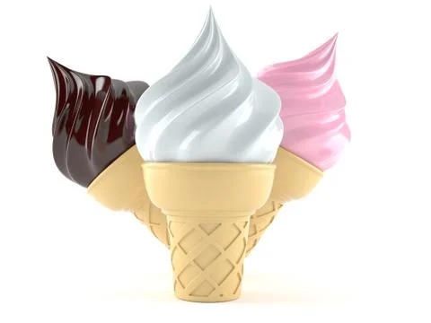 Ice creams Stock Illustration