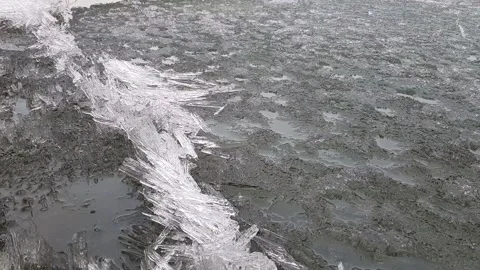 The ice is crumbling Stock Footage 200958646