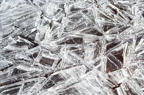 Ice crystal background Stock Photos