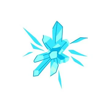 Ice crystal blast effect vector illustration design Stock Illustration