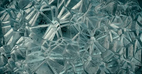 Ice Crystal Loop Stock Footage 121129592