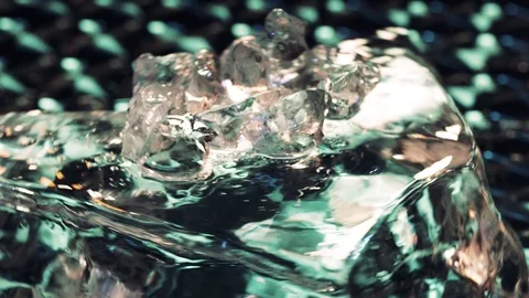 Ice crystal twisting Stock Footage 121876647