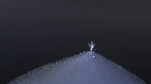 Ice crystals 3 Stock Footage 98762020
