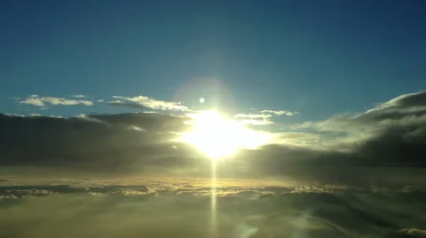 Ice Crystals on Climb Out Stock Footage 54716081
